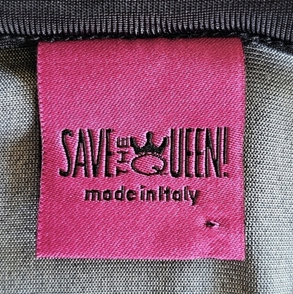 Save The Queen Flowy Viscose Black Floral Sheer Dolman Sleeve top Size Medium - Picture 8 of 16